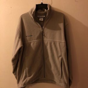 Mens Large Columbia Fleece Full Zip